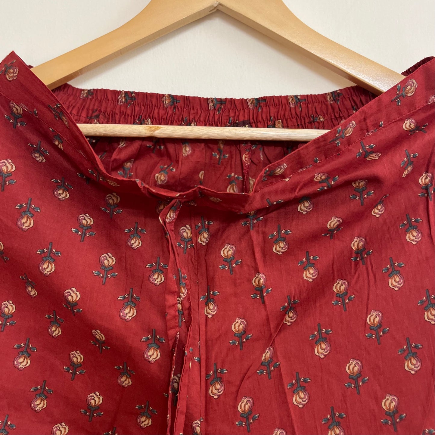 Rang Coord Set - Maroon Floral