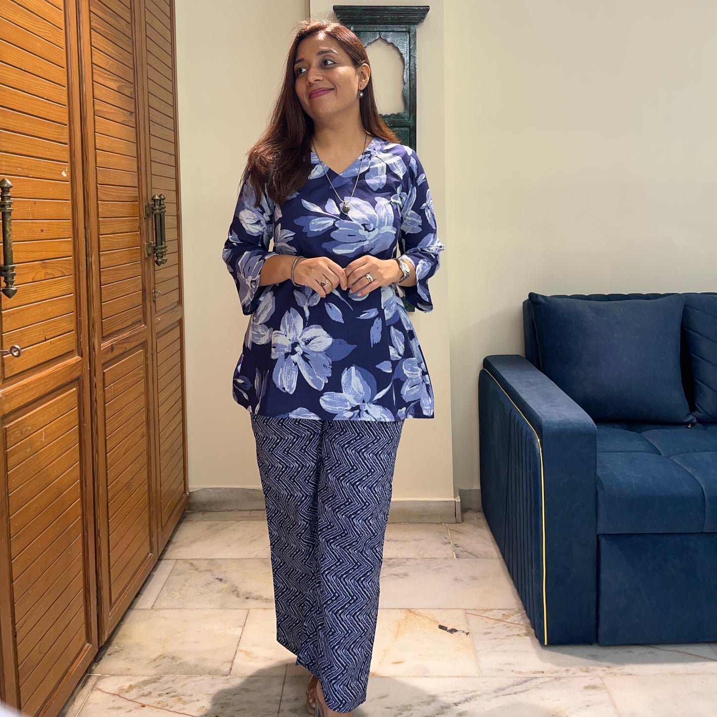 Rang Coord Set - Indigo