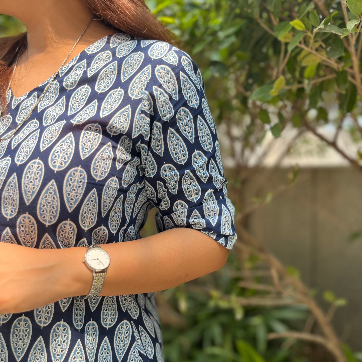 Rang Coord Set - Blue Motif