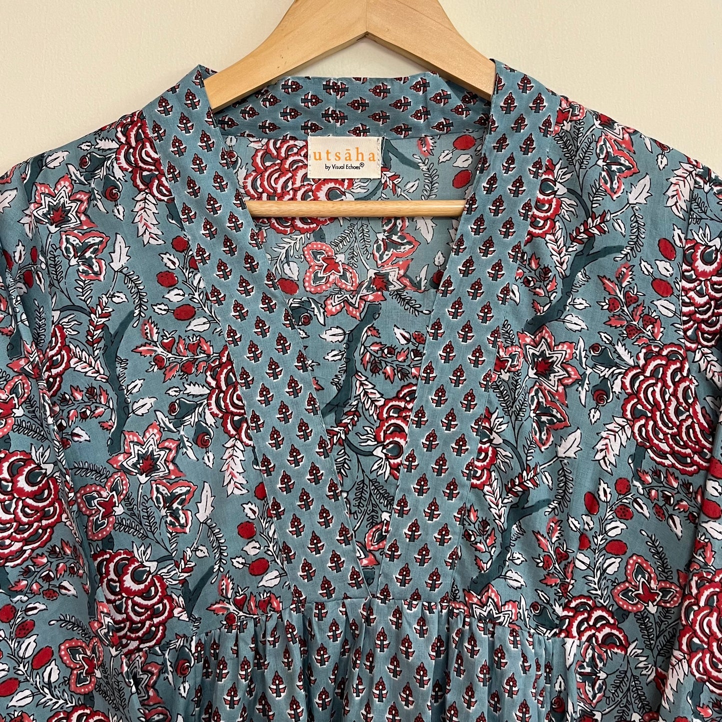 Gul Kurta Dress_Teal