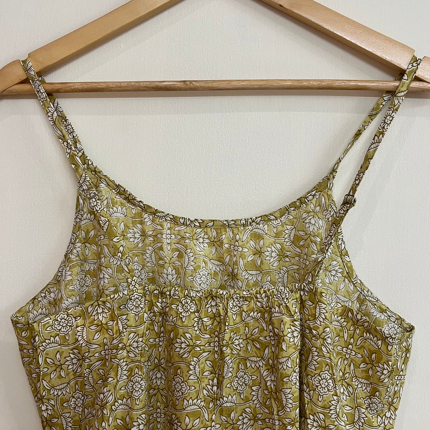 Noodle Strap Pure Cotton Dress 2.0 - Yellow