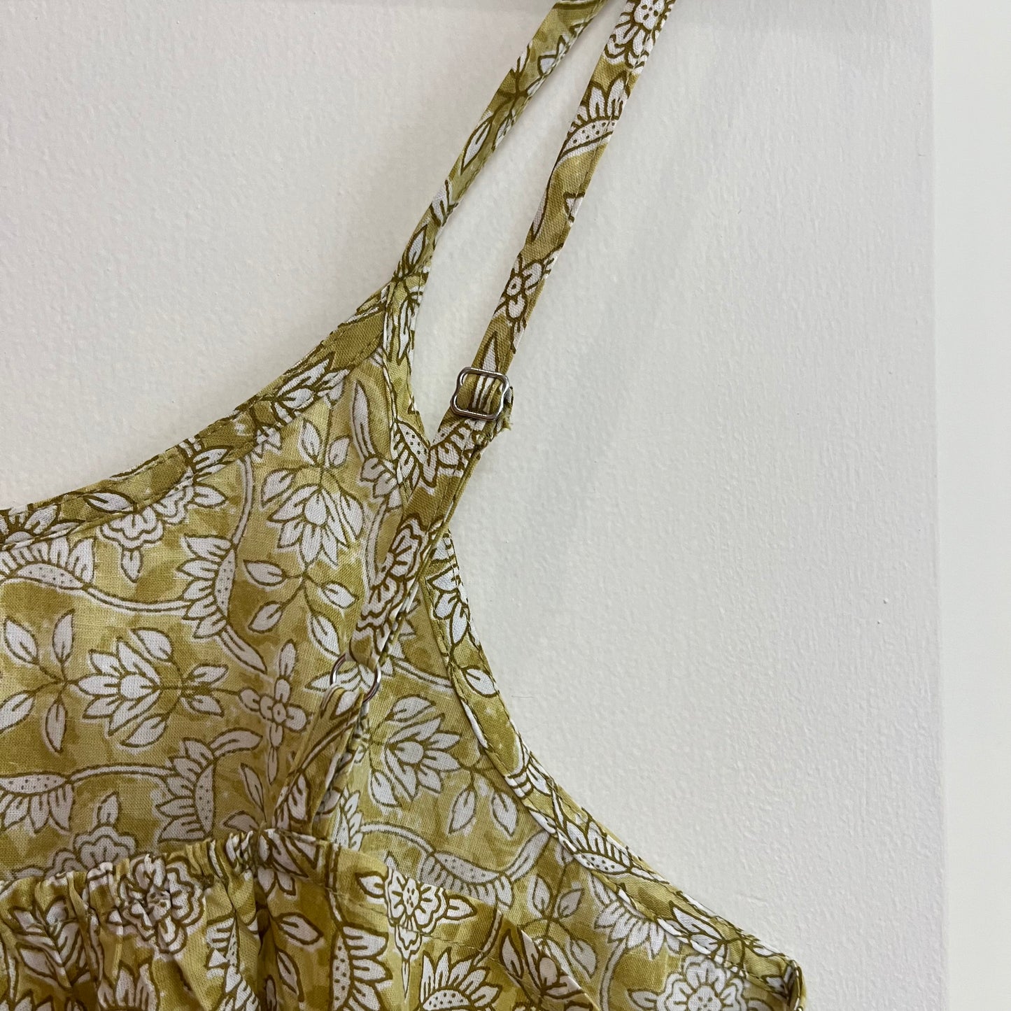 Noodle Strap Pure Cotton Dress 2.0 - Yellow
