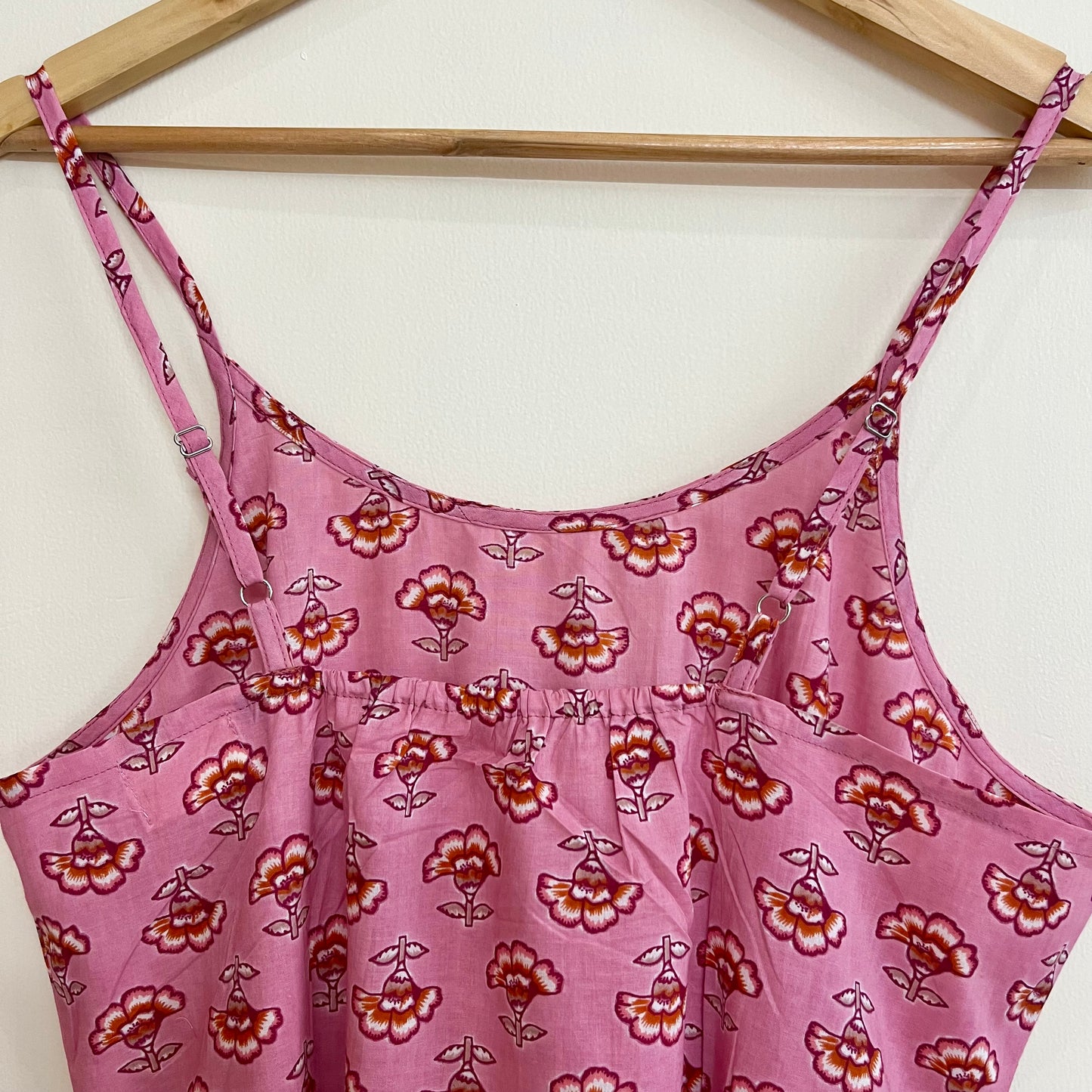 Noodle Strap Pure Cotton Dress 2.0 - Pink