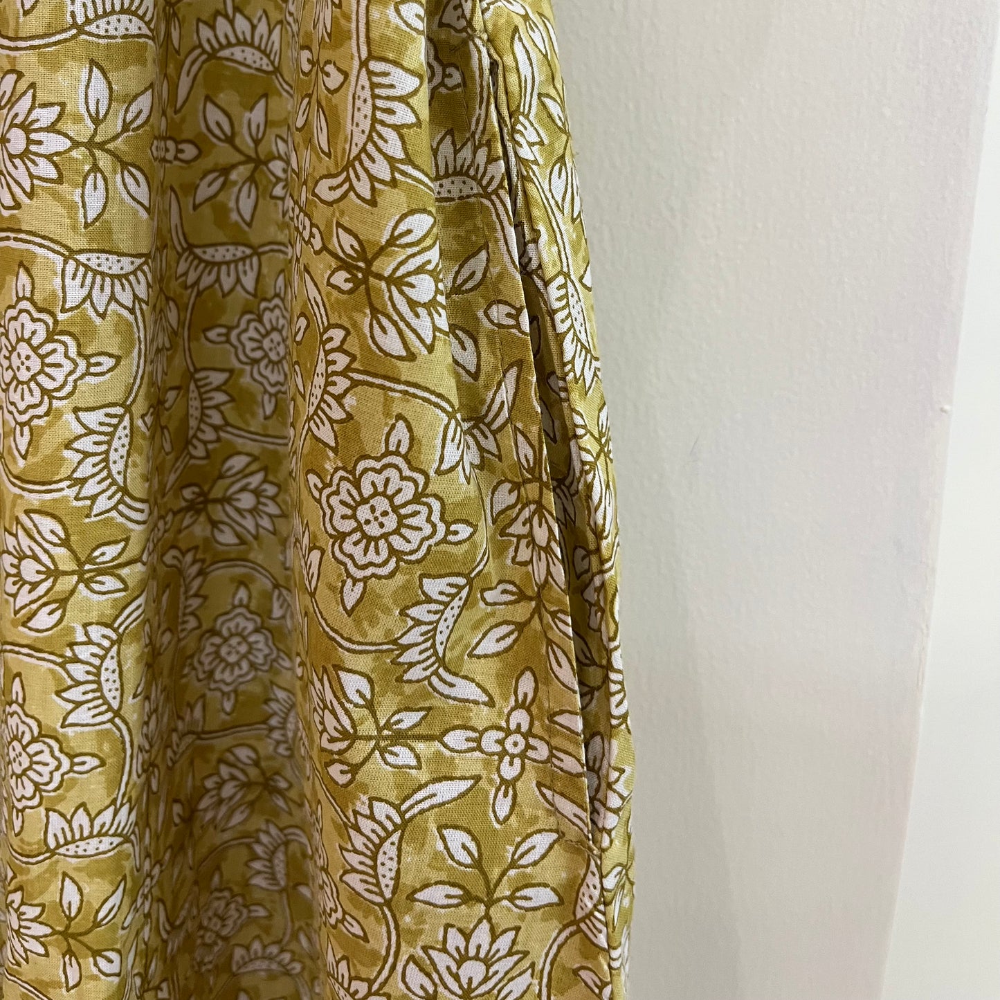 Noodle Strap Pure Cotton Dress 2.0 - Yellow