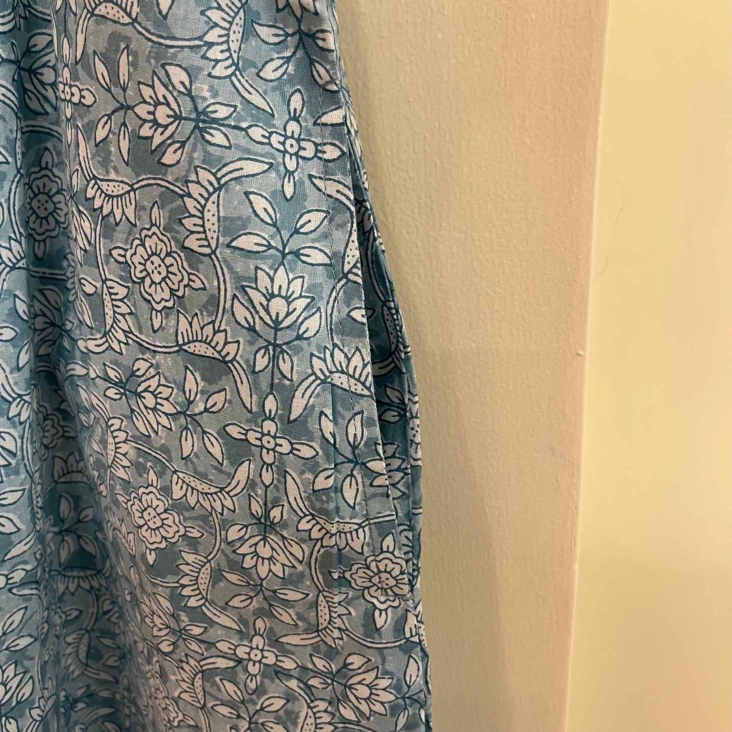 Noodle Strap Pure Cotton Dress 2.0 - Ice Blue