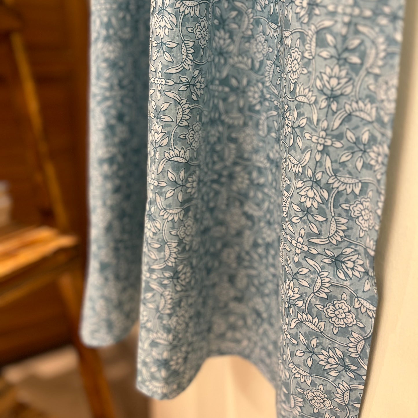 Noodle Strap Pure Cotton Dress 2.0 - Ice Blue