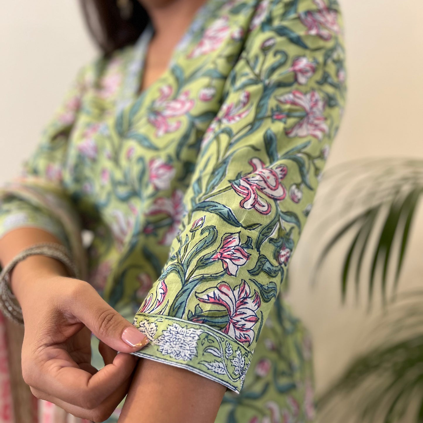 Jashn Cotton Kurta Set_Gul (set of 3pcs.)