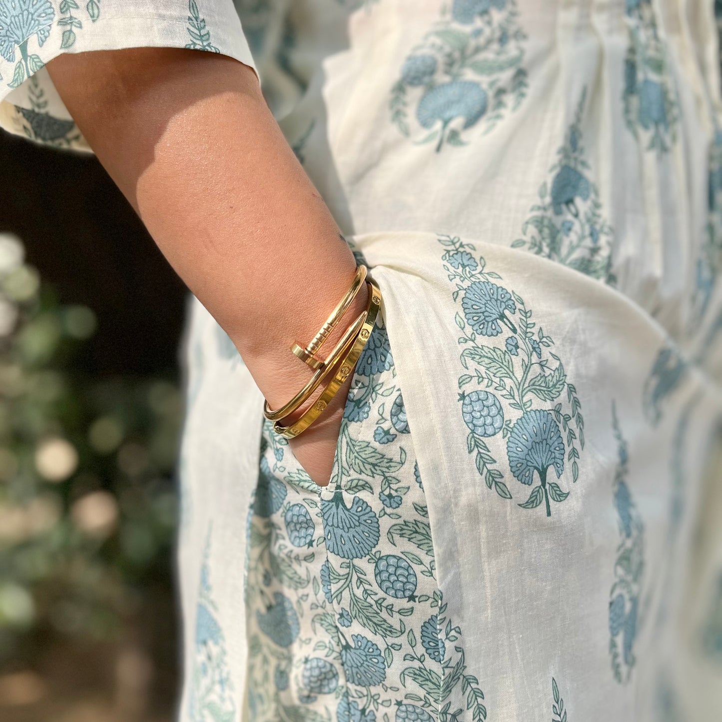 Sehaj Kurta Set (Kurta & Pant) - Blue
