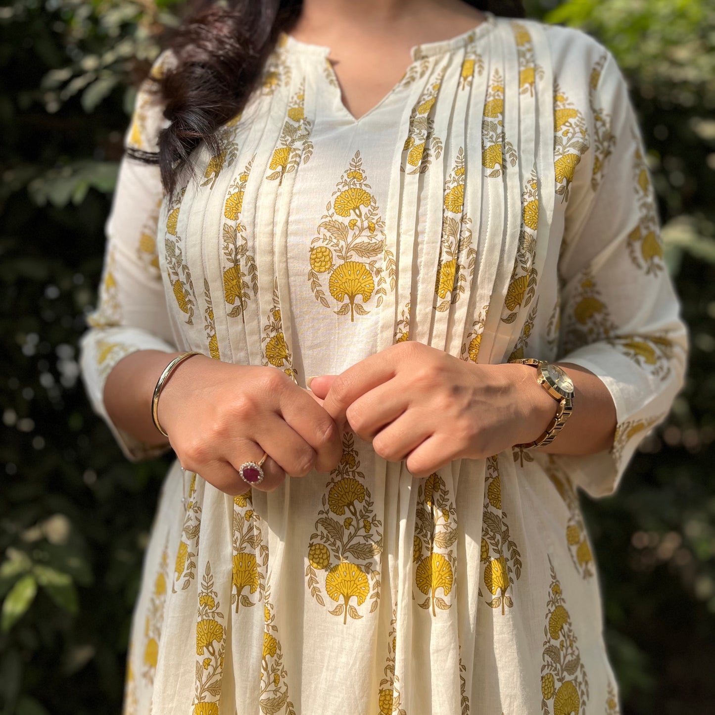 Sehaj Kurta Set (Kurta & Pant) - Yellow