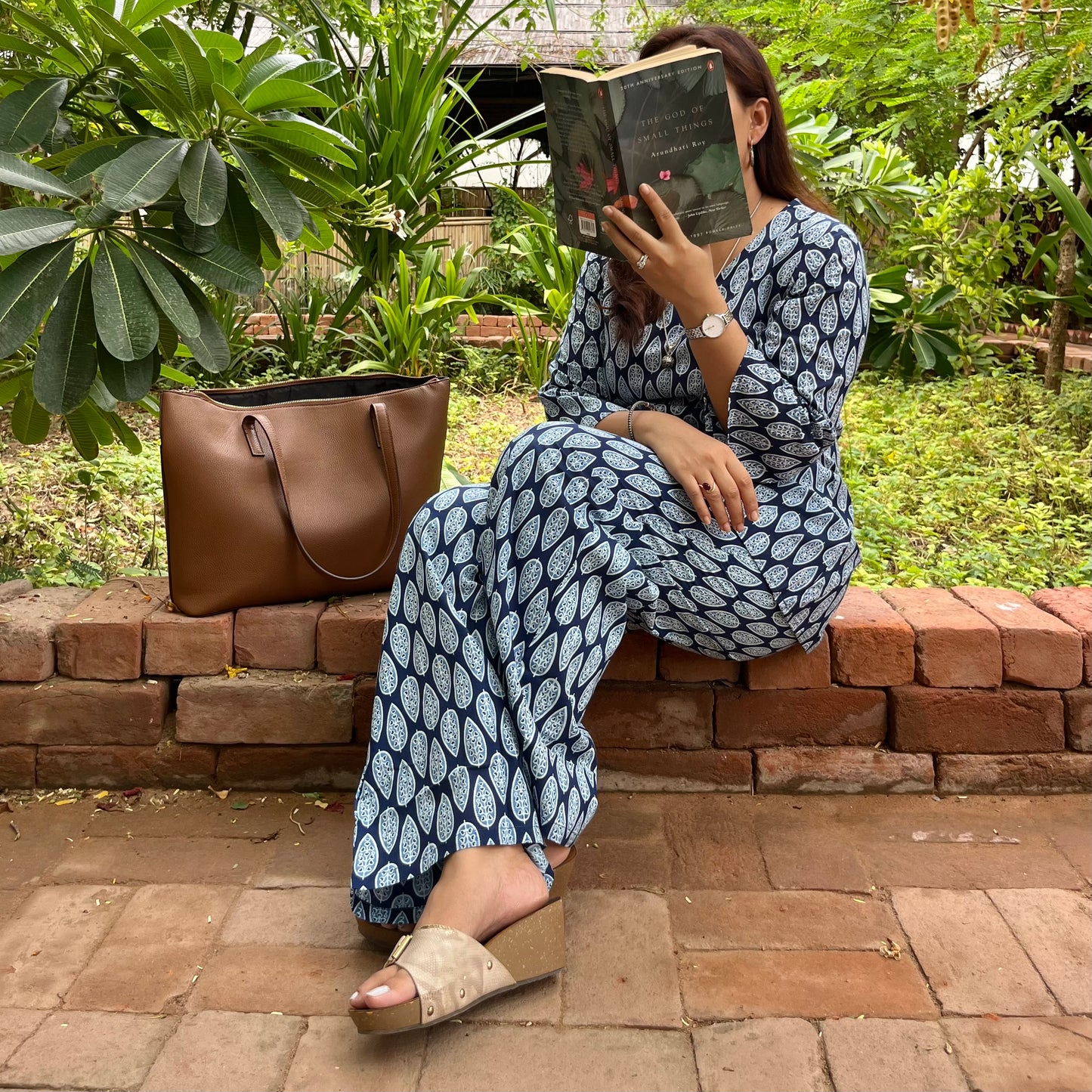 Rang Coord Set - Blue Motif