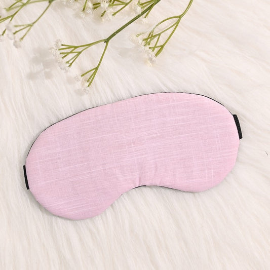 Cotton Sleeping Eye Mask - Blush Pink