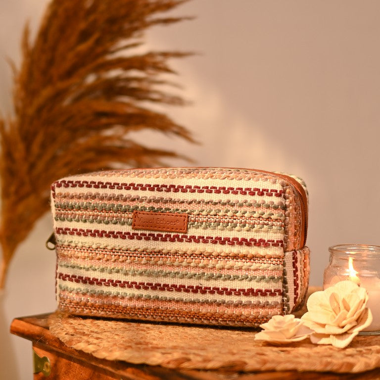 Boho Box Pouch - Shimmery Peach