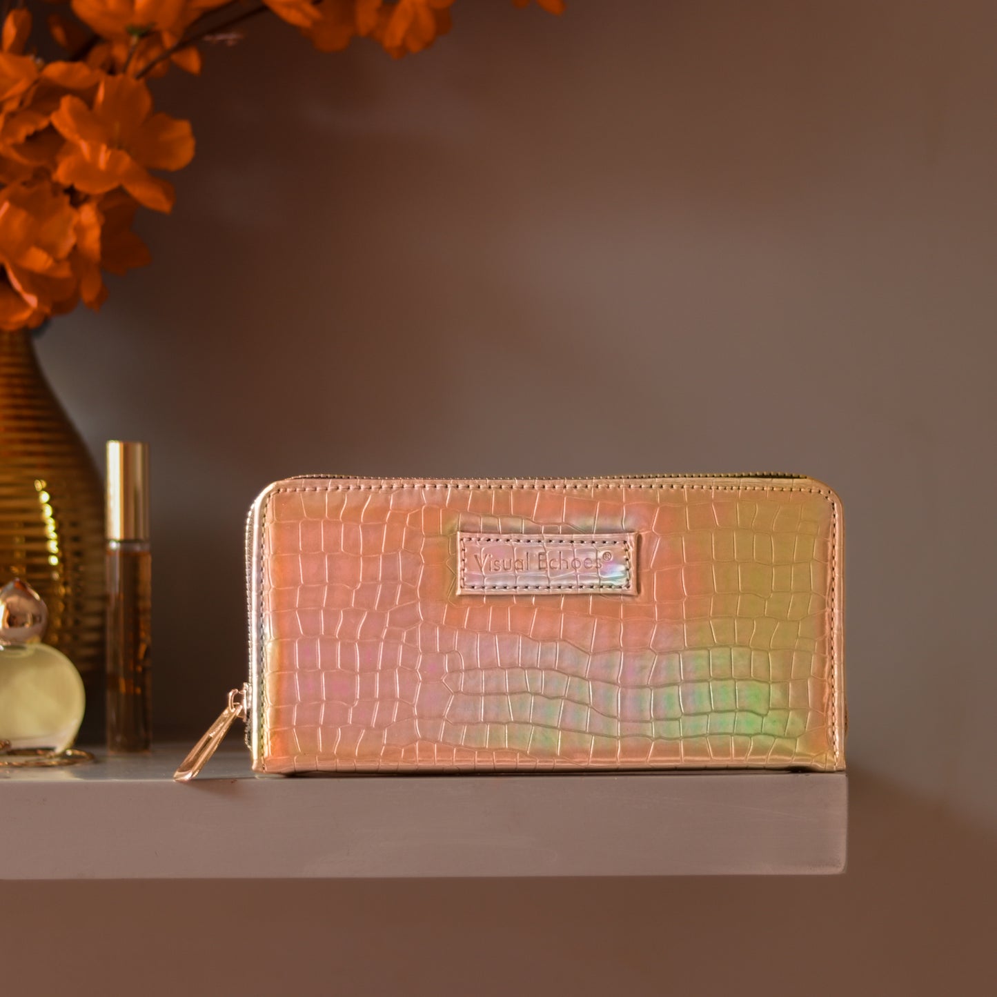 Glitzy Wallet - Golden