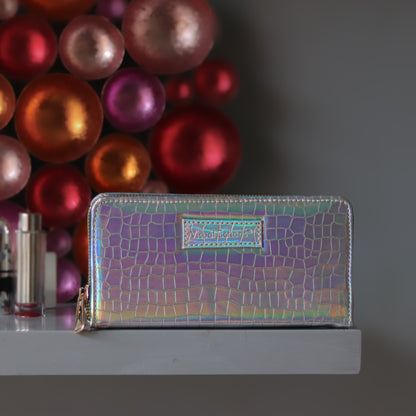 Glitzy Wallet - Silver