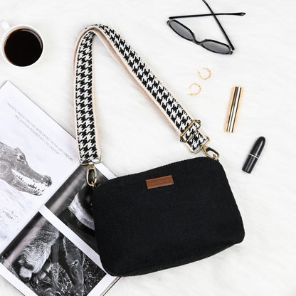 Monochrome Magic Crossbody Sling Bag