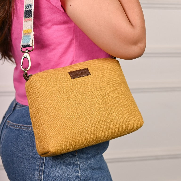 Mustard sales sling bag