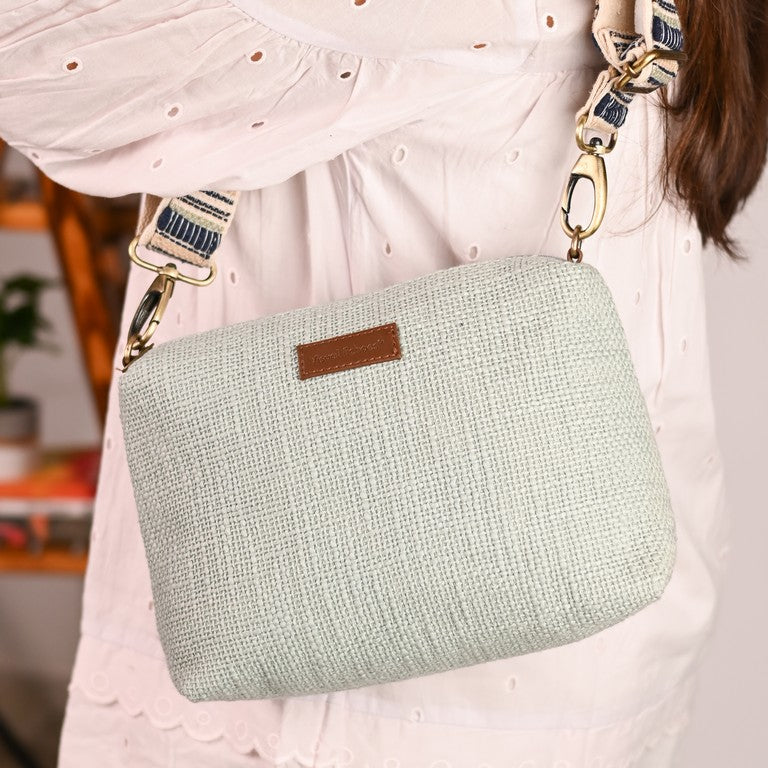 Aqua Green Crossbody Sling Bag