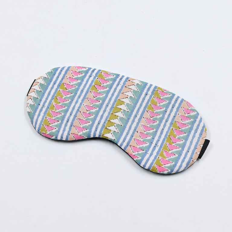 Cotton Sleeping Eye Mask - Pastel Abstract