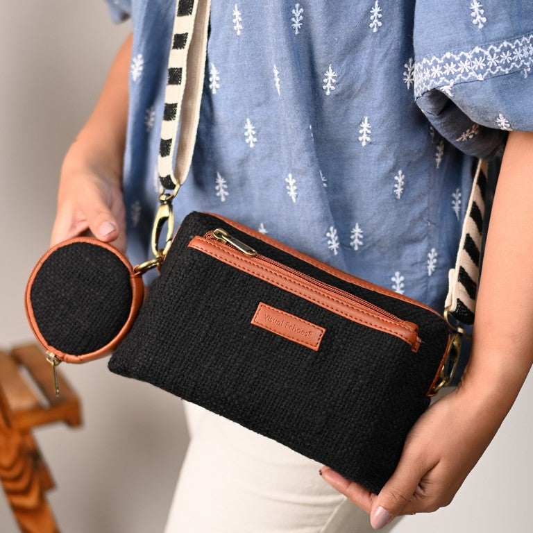 Box Sling Bags - Black Beauty – Visual Echoes