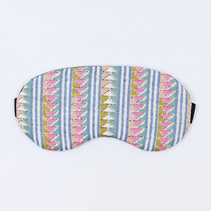 Cotton Sleeping Eye Mask - Pastel Abstract