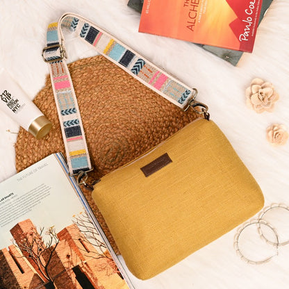 Wild Mustard Crossbody Sling Bag