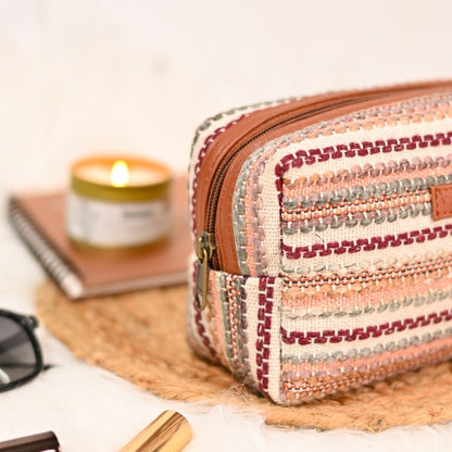 Boho Box Pouch - Shimmery Peach