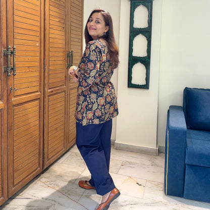 Rang Coord Set - Blue Floral