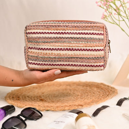 Boho Box Pouch - Shimmery Peach