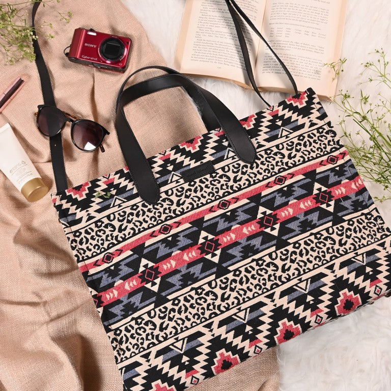 All Day Tote - Tribal Drama