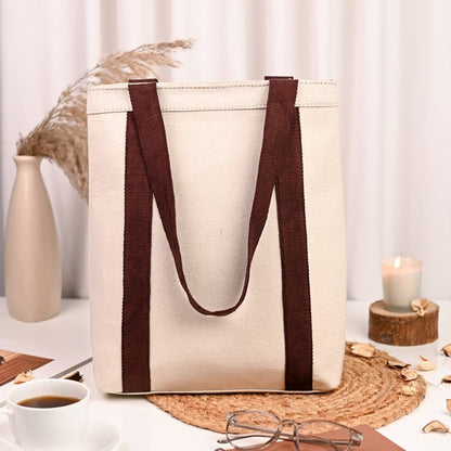 Colour Pop Tall Tote – Beige