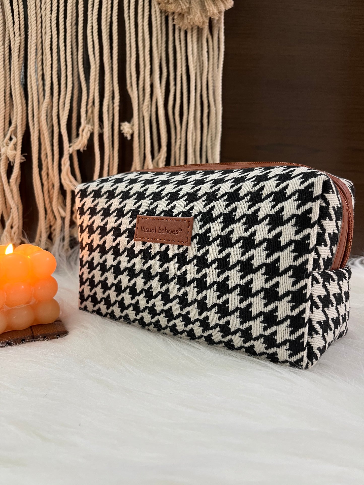 Boho Box Pouch - Monochrome Magic