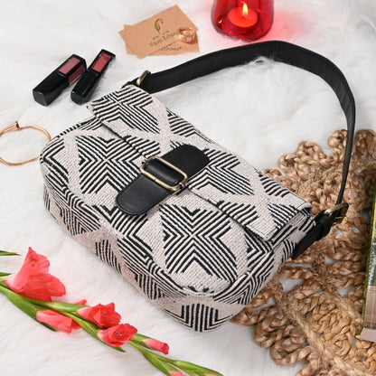 Geometric Glam - Baguette Bag