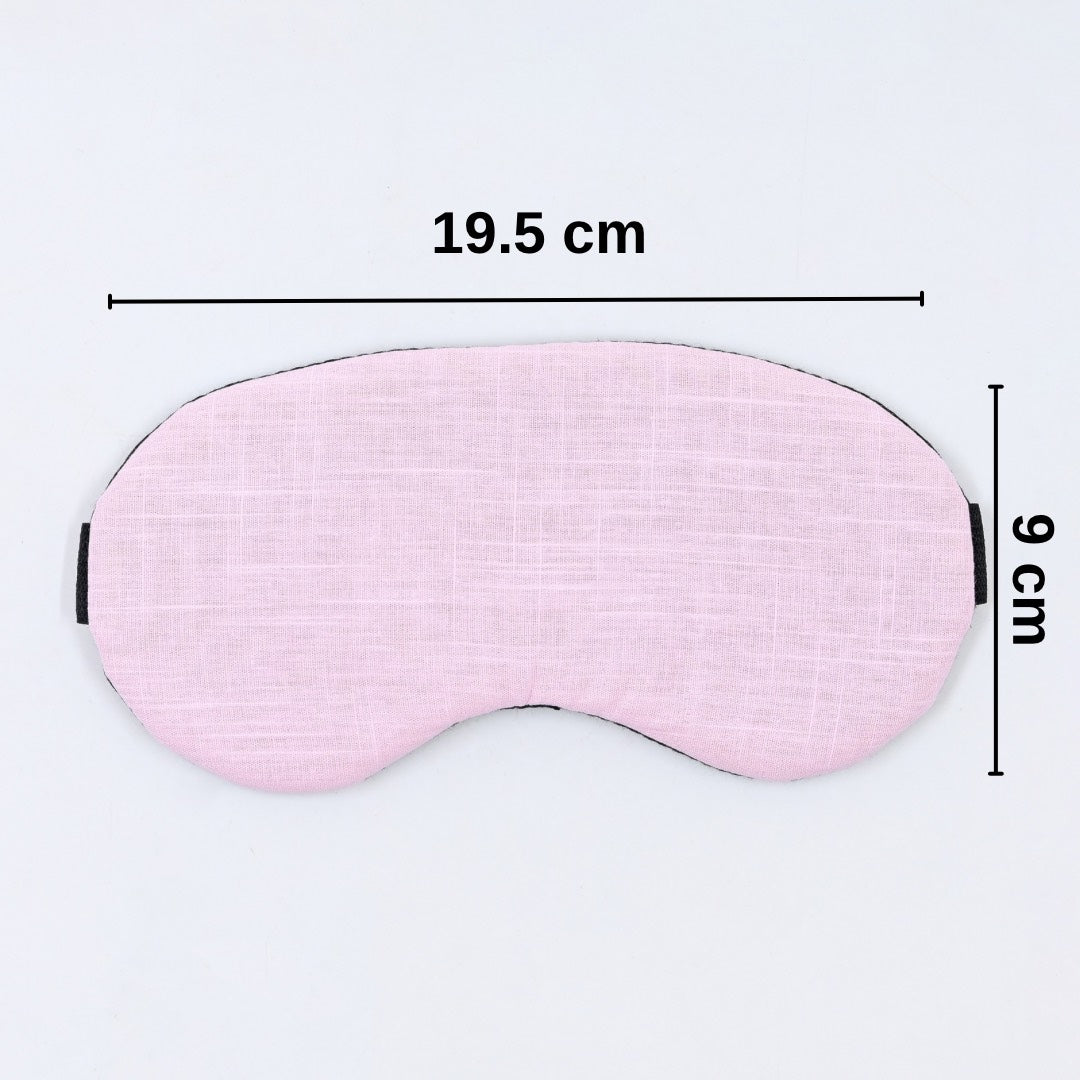 Cotton Sleeping Eye Mask - Blush Pink