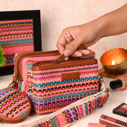 Box Sling Bags - Multicolour Mania