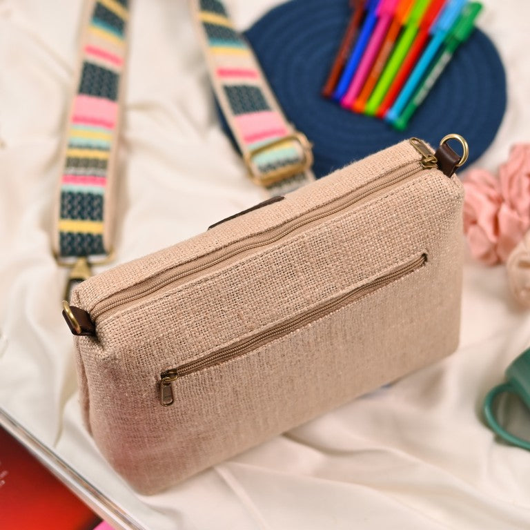 Blush Pink Crossbody Sling Bag