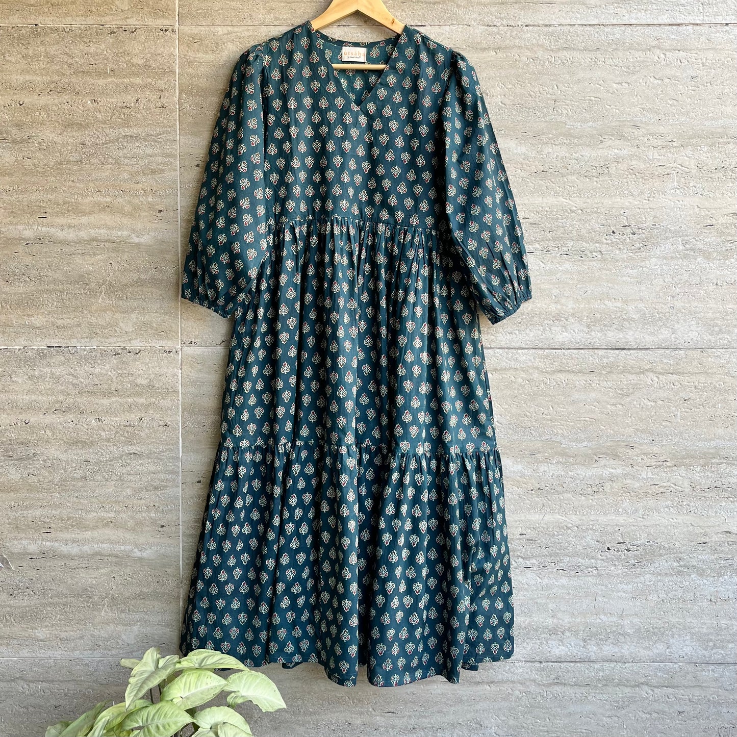 Aanya Midi Dress - Timeless Teal