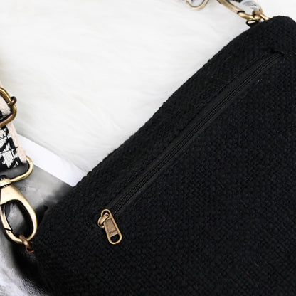 Monochrome Magic Crossbody Sling Bag