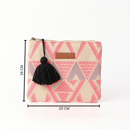 Flat Pouch - Coral Rush