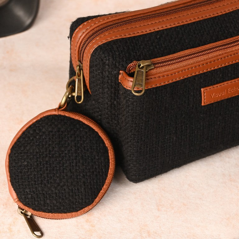 Box Sling Bags - Black Beauty