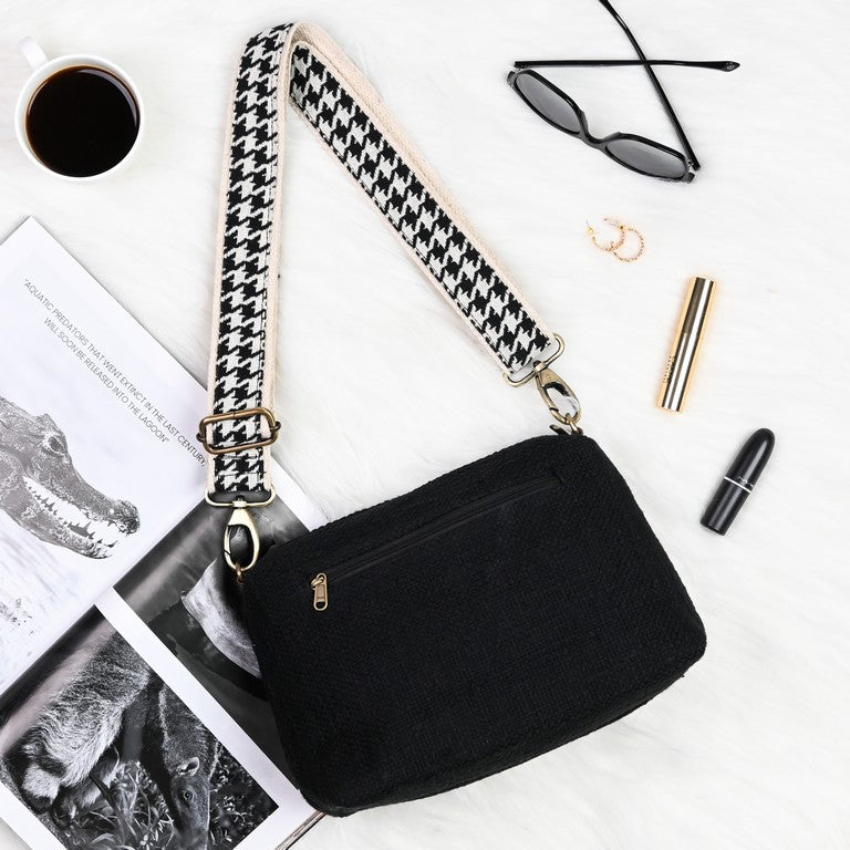 Monochrome Magic Crossbody Sling Bag