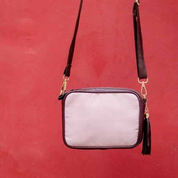 Elegant Mauve Sling Fanny Bag