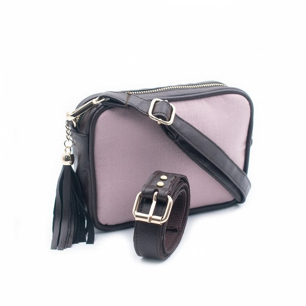 Elegant Mauve Sling Fanny Bag