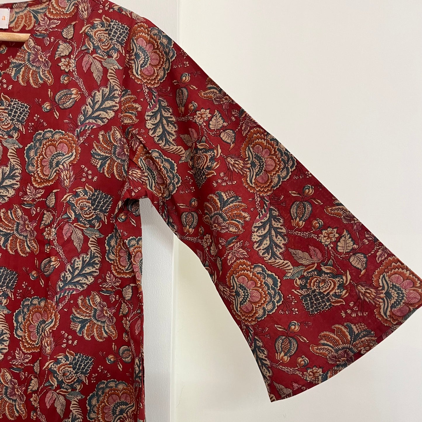 Rang Coord Set - Maroon Floral