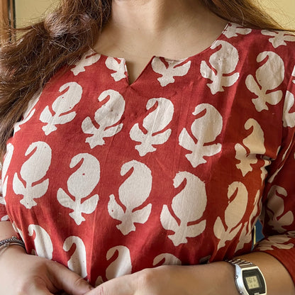Bagru Hand Block Printed Kurta