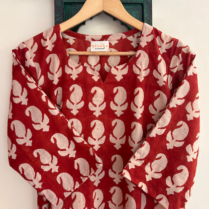 Bagru Hand Block Printed Kurta