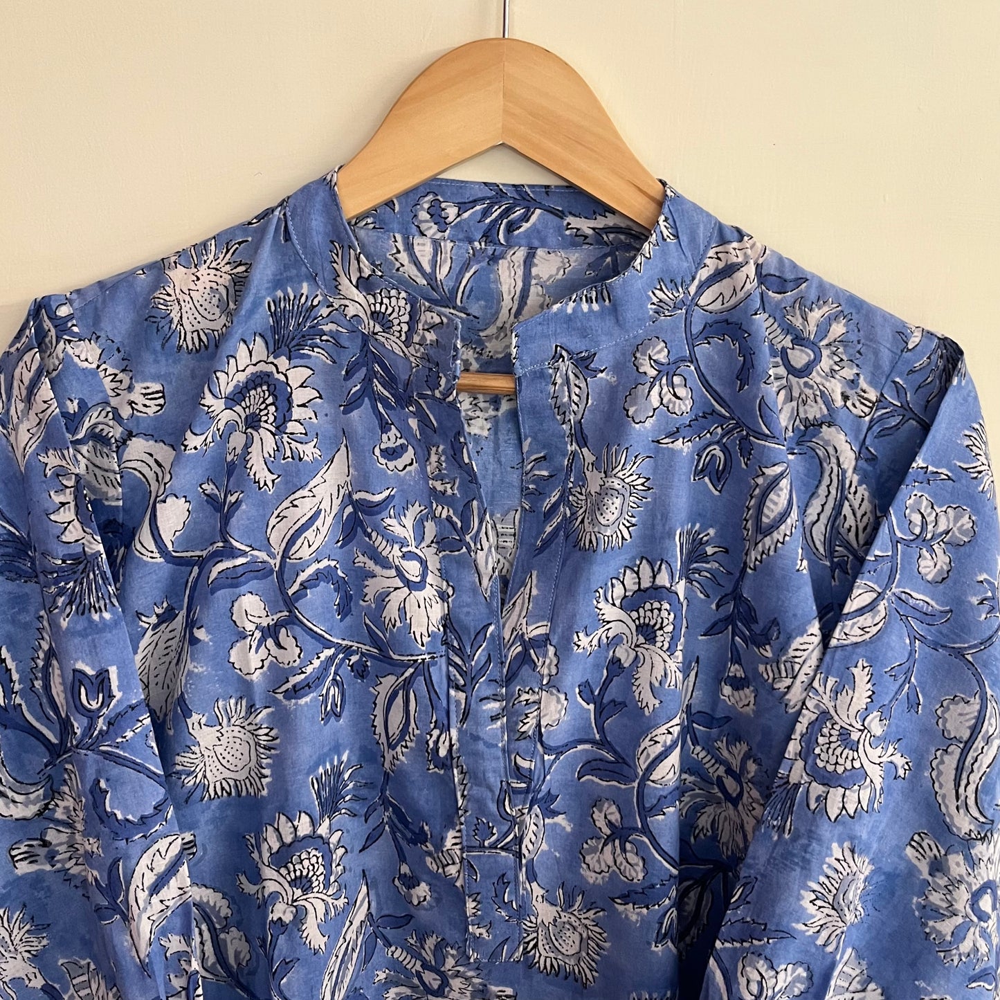 Neer Coord Set (Kurta & Pant) - Blue