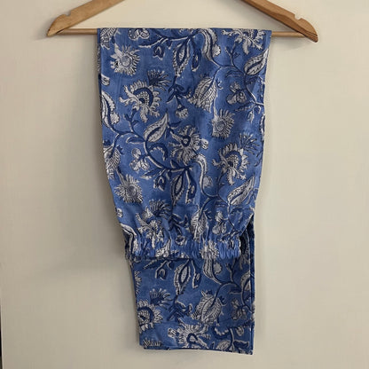 Neer Coord Set (Kurta & Pant) - Blue