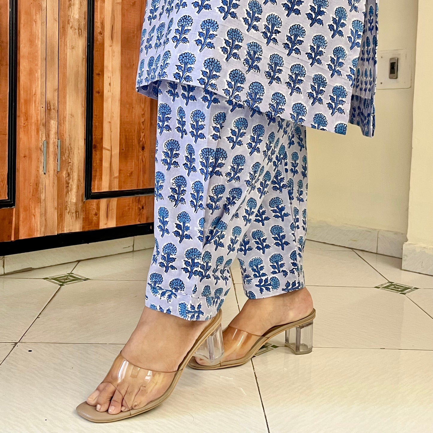 Neer Coord Set (Kurta & Pant) - Lilac