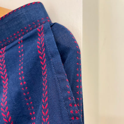 Kapaas Hondloom Cotton Kurta Set_Blue