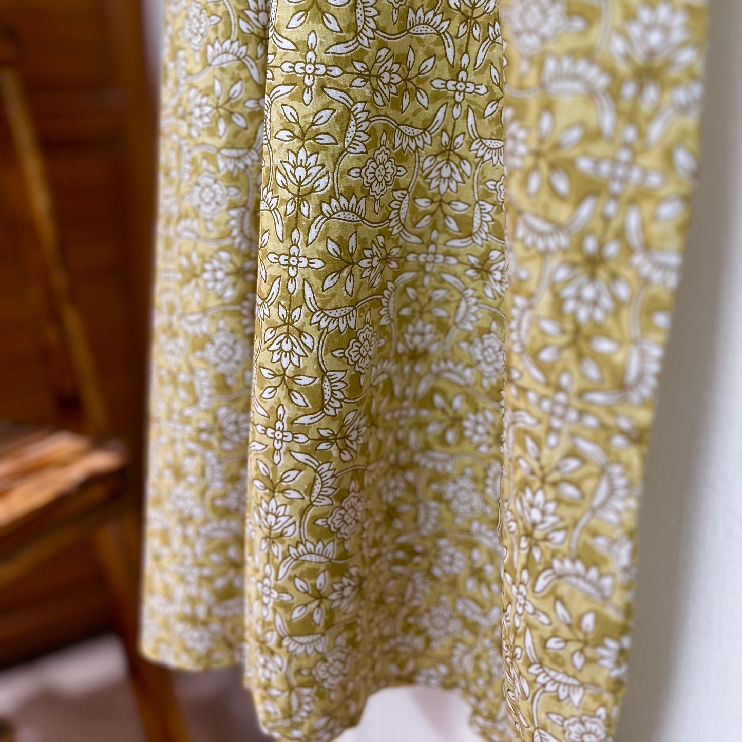 Noodle Strap Pure Cotton Dress 2.0 - Yellow